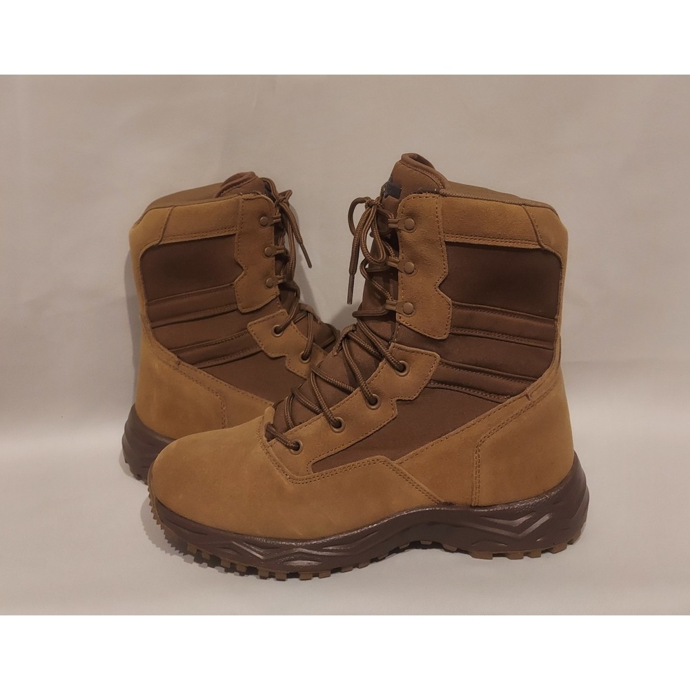 Interceptor Frontier Mens Coyote Brown 8-Inch Tactical Boots Size 8.5 NWOT